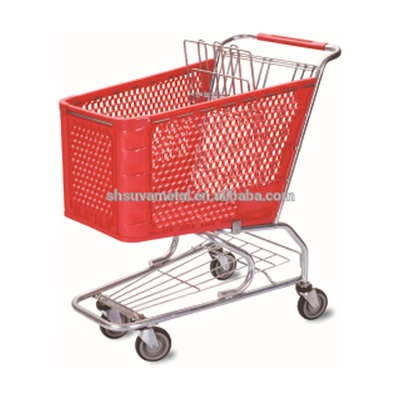 Canestro ecologico di plastica del carrello di acquisto del supermercato di alta qualità di vendita al dettaglio della fabbrica