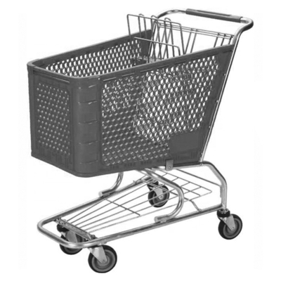 La sedia a rotelle pratica del carrello di stoccaggio del carretto di plastica del carrello della drogheria ha personalizzato i colori