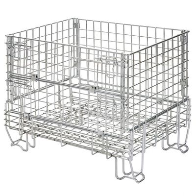 Le gabbie accatastabili saldate di stoccaggio di cavo del magazzino fissano Mesh Metal Storage Cage