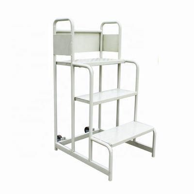 Scala multifunzionale del camion delle scale del rivestimento della polvere del carrello a mano di scala del magazzino del supermercato